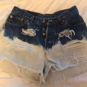 Levi’s high waisted shorts